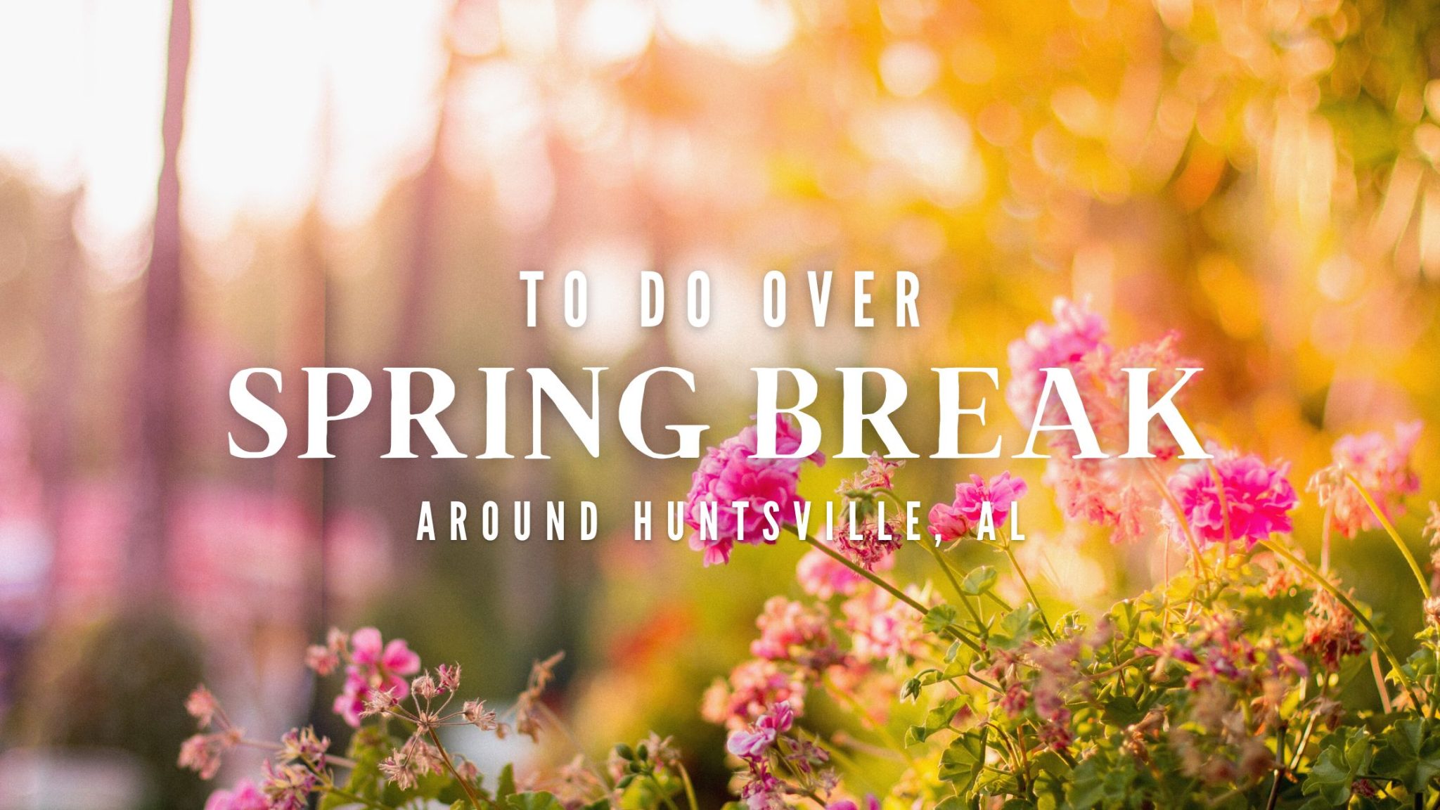 To Do Over Spring Break Around Huntsville, AL